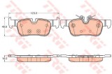 Set placute frana,frana disc BMW Seria 2 Gran Tourer (F46) (2015 - 2016) TRW GDB2063