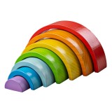 Curcubeu din lemn (7 piese) PlayLearn Toys