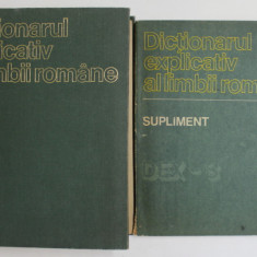 DICTIONARUL EXPLICATIV AL LIMBII ROMANE / SUPLIMENT de ION COTEANU ... MIRCEA SECHE , 1975