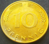 Cumpara ieftin Moneda 10 PFENNIG - RF GERMANIA, anul 1981 F *cod 1402 A = A.UNC, Europa