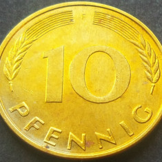 Moneda 10 PFENNIG - RF GERMANIA, anul 1981 F *cod 1402 A = A.UNC