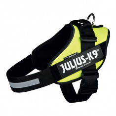 Julius K9 power - ham pentru caine, galben neon , L/63-85cm foto