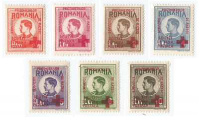 Romania, LP V.4/1946, Mihai - serviciul prizonierilor de razboi (supr.), MNH foto