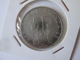 Franta 5 Francs 1989 aUNC comemorativa turnul Eiffel, Europa, Nichel