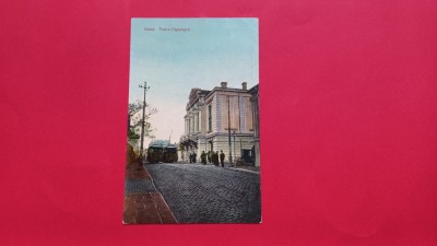 Galati Teatru Papadopol Tramvai Tramway foto