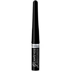 Tus de ochi lichid Glam&#039;Eyes Professional 001 Black Glamour, 3.5ml, Rimmel London