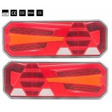 2 x LED NEON 350mm Lumini Lampa Spate Dynamic Intermitente Camion Remorca 12v 24v E9