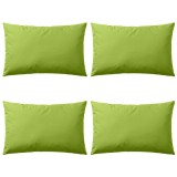 vidaXL Perne de exterior, 4 buc., verde măr, 60 x 40 cm