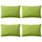 vidaXL Perne de exterior, 4 buc., verde măr, 60 x 40 cm