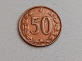 C50 - Moneda foarte veche - Cehoslovacia - 50 haler - 1965