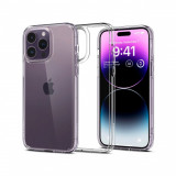 Husa Compatibila cu iPhone 14 Pro Max - Spigen Ultra Hybrid Crystal Clear, Transparent, Silicon, Carcasa