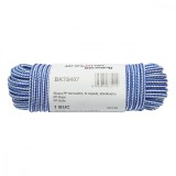 Franghie PP Impletita Breckner Germany, 8mm, 25m, Alb/Albastru