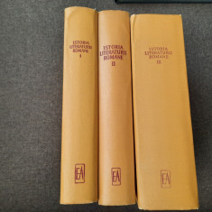 ISTORIA LITERATURII ROMANE - GEORGE CALINESCU/SERBAN CIOCULESCU 3 VOLUME RF18/4