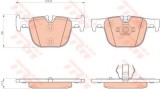 Set placute frana,frana disc BMW Seria 4 Cabriolet (F33, F83) (2013 - 2016) TRW GDB1937