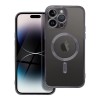 Husa pentru iPhone 16 Pro Max, TPU, Protectie si pentru Camera, MagSafe, Anti-Alunecare, Anti-Galbenire, Transparenta cu Margine Neagra