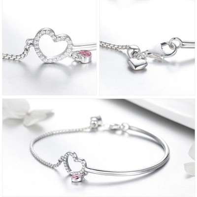 Bratara Din Argint HEART OF WOMEN Arg95B foto