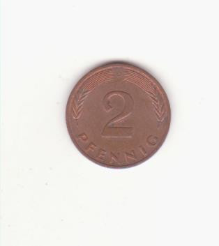 Germania (R.F.G.) 2 pfennig 1983 litera D