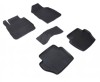 Covorase Cauciuc Premium Stil Tavita Ford Fiesta 2009-2013, Fara Miros, Negre