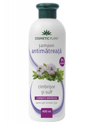 Sampon antimatreata cu cimbrisor si sulf, 400 ml, Cosmetic Plant foto