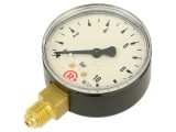 Manometru 0-10 bar 63mm Lichide și Gaze Inerte