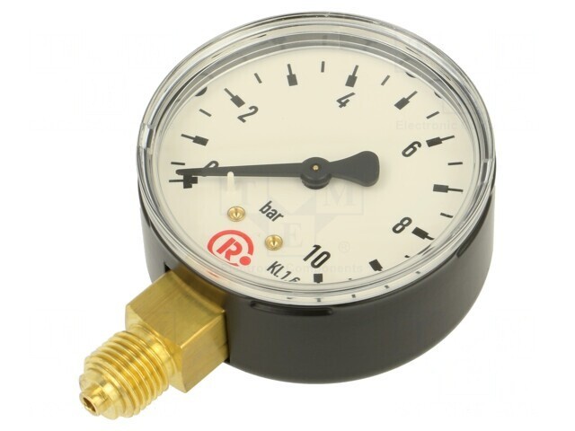 Manometru 0-10 bar 63mm Lichide și Gaze Inerte