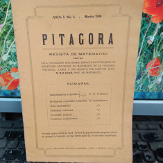 Pitagora, revistă de matematici, anul I nr. 5, martie 1936, Craiova, 147