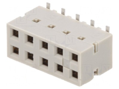 Soclu PCB Mamă Dubox 2,54mm 10 PIN SMT Aurit Vertical foto