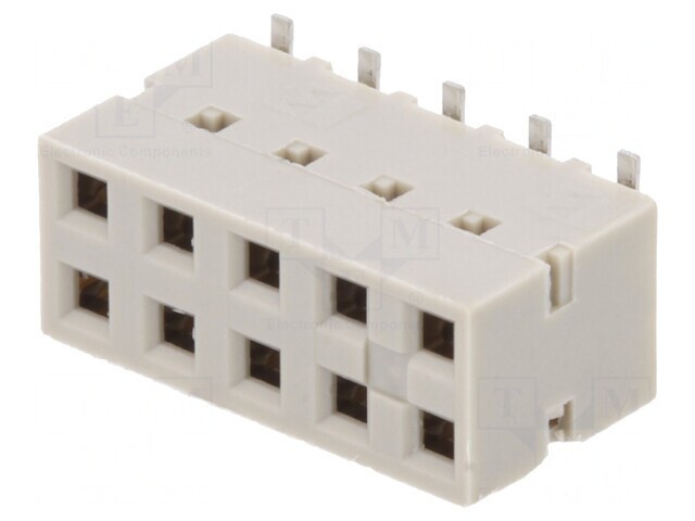 Soclu PCB Mamă Dubox 2,54mm 10 PIN SMT Aurit Vertical