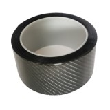 Banda Protectie Auto Carbon Gri 5m x 10cm Anti-Coliziune Ornamente Exterioare Tuning OEM