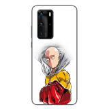 Husa compatibila cu Huawei P40 Pro Silicon Gel Tpu Model One Punch Man Saitama