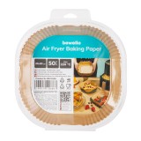 Pachet 50 buc hartie de copt pentru friteuza cu aer, 20x20 cm 50 buc