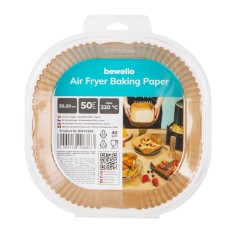 Pachet 50 buc hartie de copt pentru friteuza cu aer, 20x20 cm 50 buc