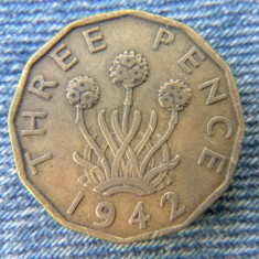 2r - 3 Pence 1942 Marea Britanie / Anglia / George VI