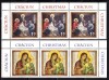 RO 2017 ,LP 2170 ,&quot;Craciun 2017&quot; , serie triptic cu tabs sus ,MNH, Religie, Nestampilat