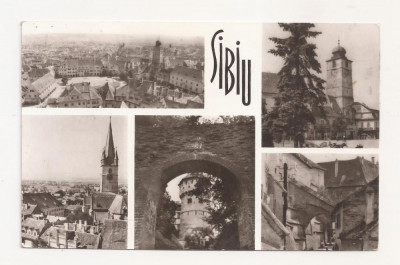 F1 - Carte Postala - Sibiu, circulata 1969 foto
