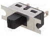 Intrerupator glisant, 2 pozitii, SPDT, ON-ON, KNITTER-SWITCH - MFS 106 D