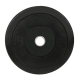 Disc Greutate Cauciuc SPORTMANN - 20 kg / 51 mm, Negru
