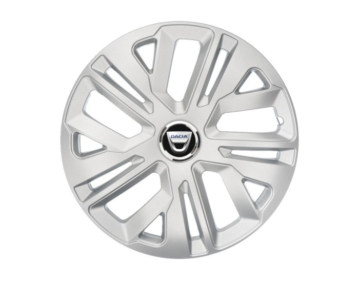 Set 4 capace roti 16`` Raven Gri, Compatibile cu Dacia
