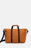 Rains geanta Hilo Weekend Bag W3 culoarea maro, 14200-63