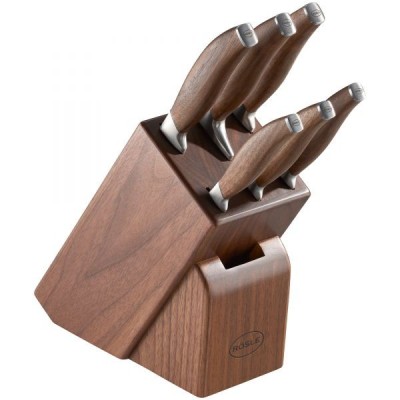Set cutite cu suport de lemn 6 piese, R&amp;Ouml;SLE Essential GrillCooking foto