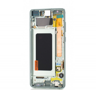 Display Samsung Galaxy S10 Plus (G975), Service Pack OEM, Green foto
