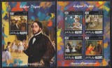 Maldive 2014 - Maeștrii impresionismului &ndash; Edgar Degas, Colita + Bloc, MNH