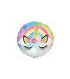 Balon folie, model Unicorn, 45 cm