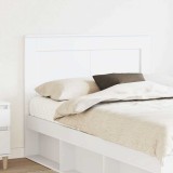 VidaXL Tăblie cap cu headboard Alb 135 cm Lemn compozit 887457