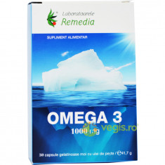 Omega 3 Ulei de Peste 1000mg 30cps