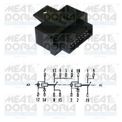 MEAT &amp; DORIA 73240107 Releu, pompa combustibil