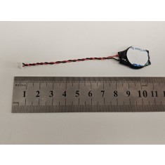 Baterie bios Laptop, CR2032, 3V, 220mAh, 8.5cm, rosu si negru, 3 pini