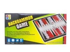 Joc de Table Backgammon pliabil pentru 2 jucatori set complet 20 minute joc