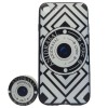 Husa apple iphone 7/8 multicolor model camera foto + popsocket inclus, Flippy