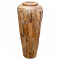 Vaza decorativa, 40 x 80 cm, lemn masiv de tec